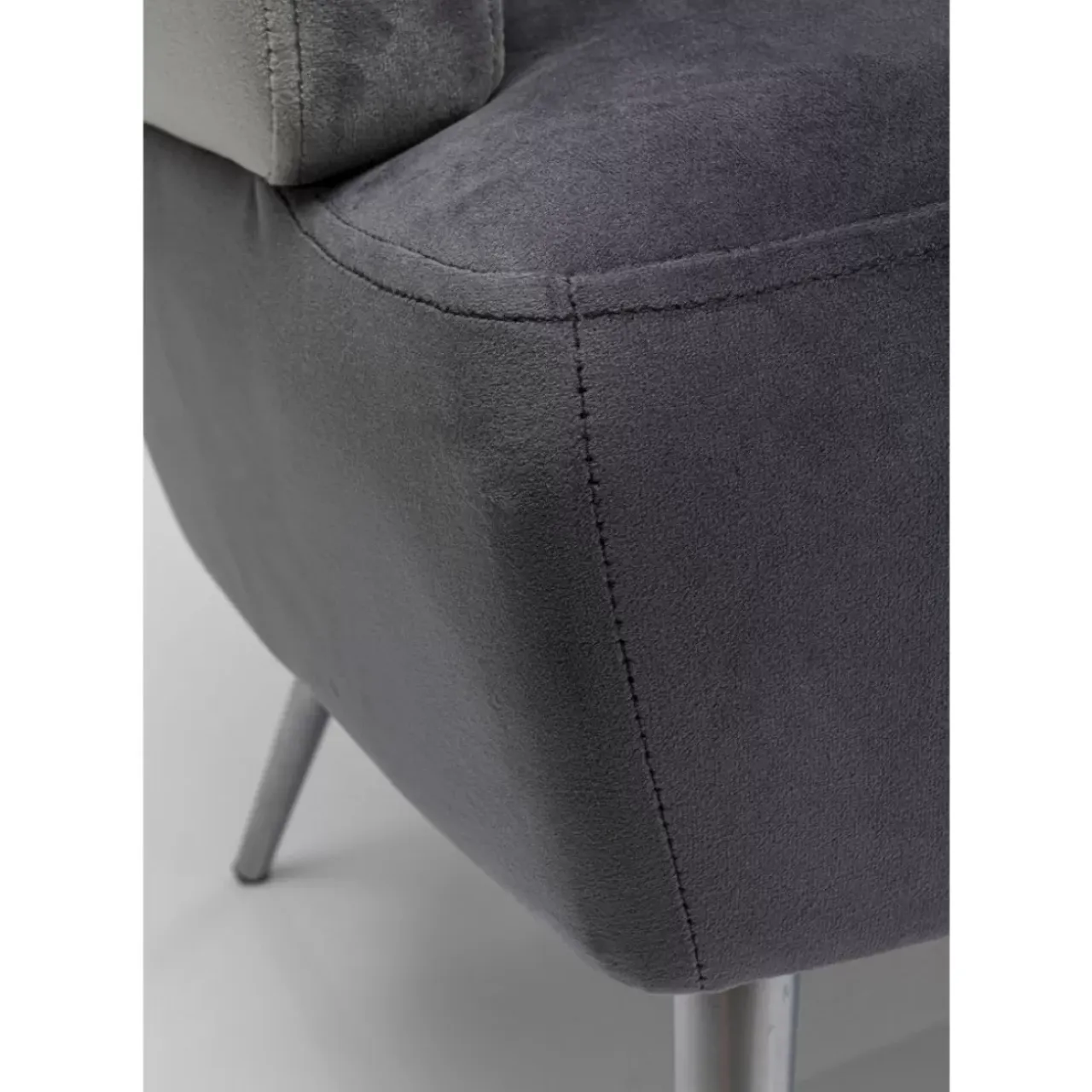 Sofas & Couches-KARE Design Sofa Sandwich 2-Sitzer Grau