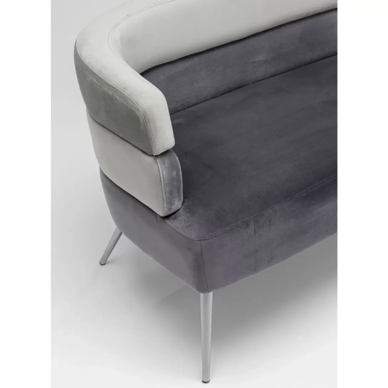 Sofas & Couches-KARE Design Sofa Sandwich 2-Sitzer Grau