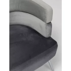 Sofas & Couches-KARE Design Sofa Sandwich 2-Sitzer Grau