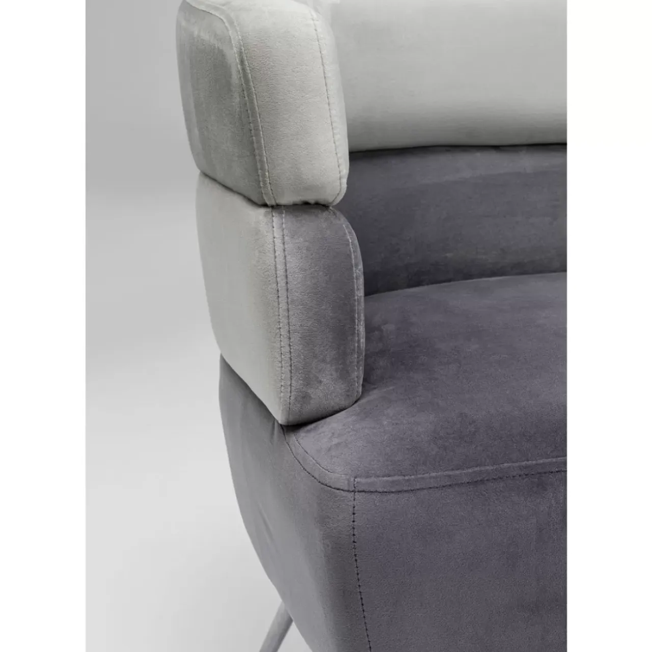 Sofas & Couches-KARE Design Sofa Sandwich 2-Sitzer Grau