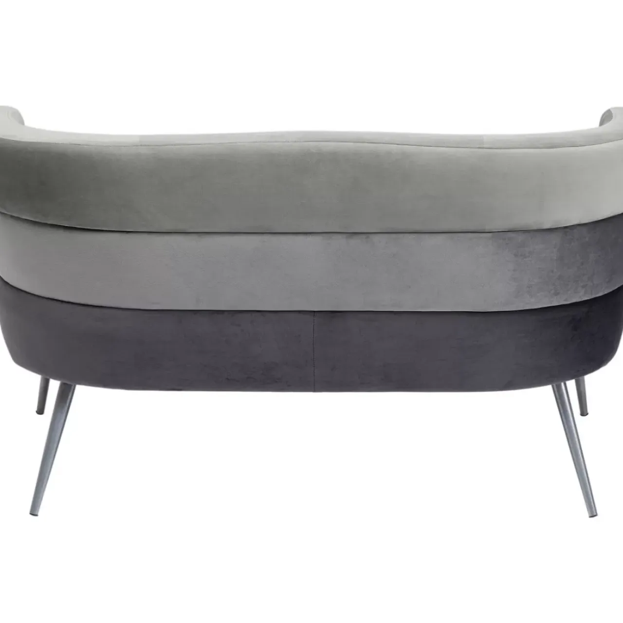 Sofas & Couches-KARE Design Sofa Sandwich 2-Sitzer Grau