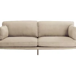 Sofas & Couches-KARE Design Sofa Shirly 3-Sitzer Creme