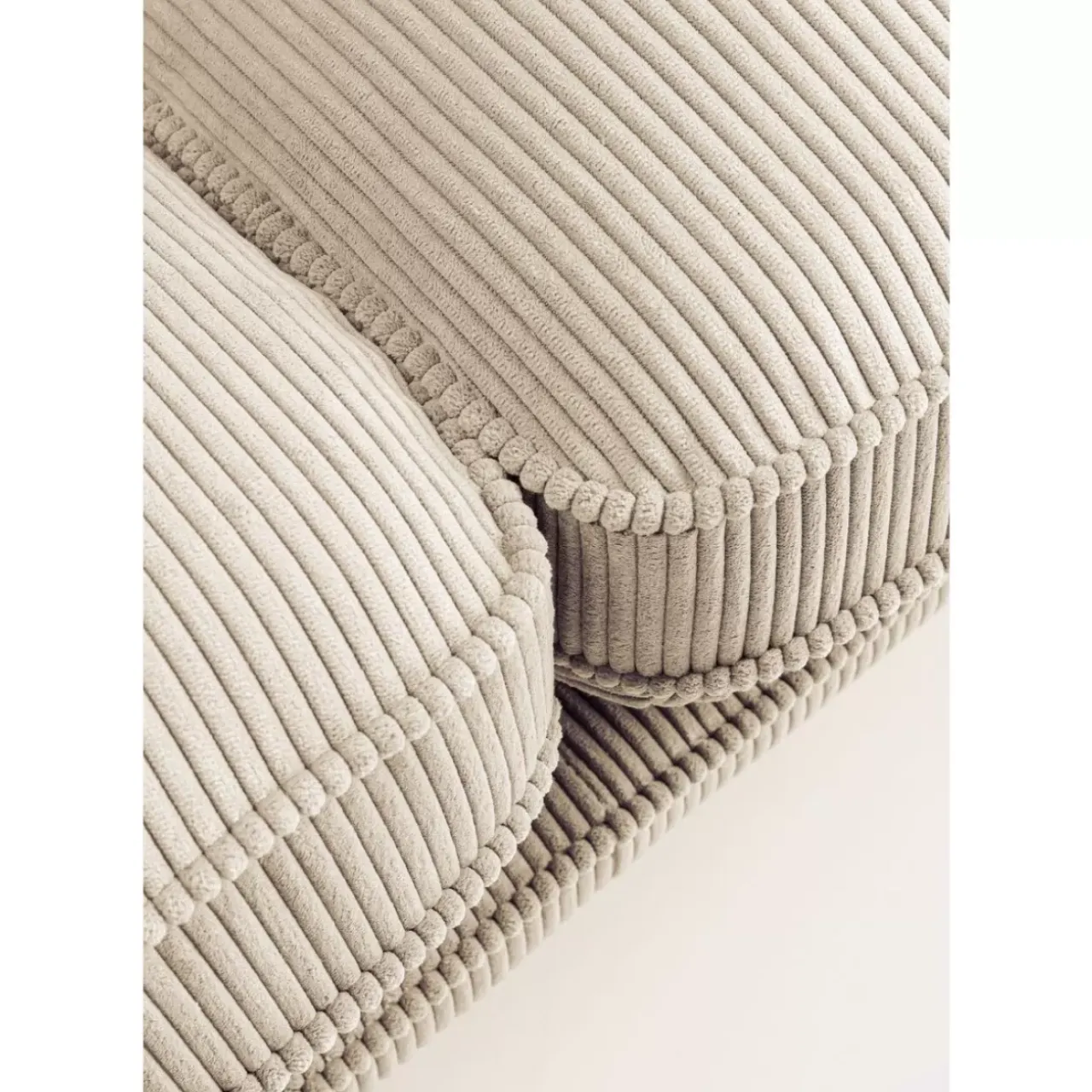 Sofas & Couches-KARE Design Sofa Shirly 3-Sitzer Creme