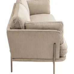 Sofas & Couches-KARE Design Sofa Shirly 3-Sitzer Creme