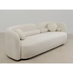 Sofas & Couches-KARE Design Sofa 3-Sitzer Kelly Boucle 225Cm
