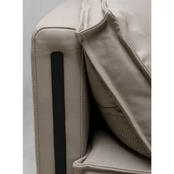 Sofas & Couches-KARE Design Sofa 3-Sitzer Victor Leder Grau 233Cm