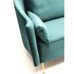 Sofas & Couches-KARE Design Sofa Vegas Forever 3-Sitzer Petrol