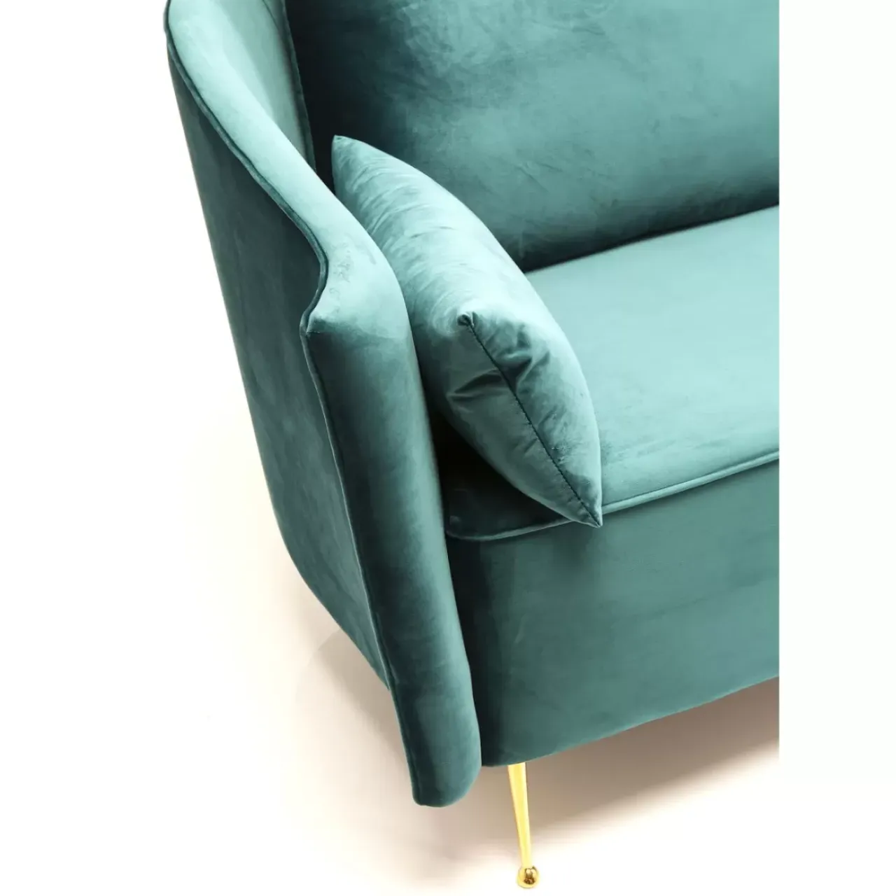 Sofas & Couches-KARE Design Sofa Vegas Forever 3-Sitzer Petrol