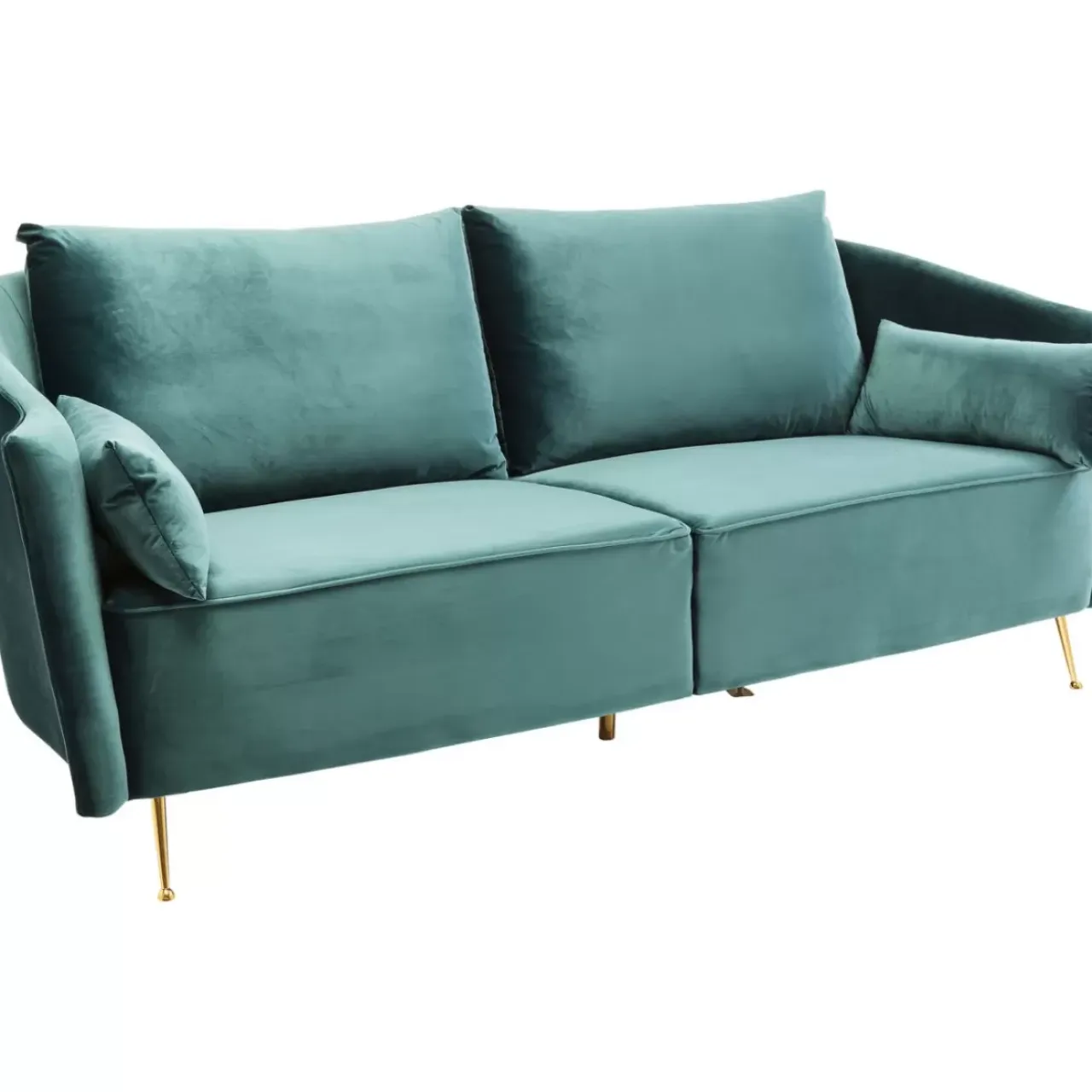 Sofas & Couches-KARE Design Sofa Vegas Forever 3-Sitzer Petrol