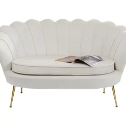 Sofas & Couches-KARE Design Sofa Water Lily 2-Sitzer Beige