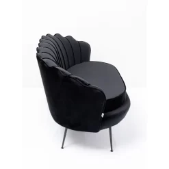 Sofas & Couches-KARE Design Sofa Water Lily 2-Sitzer Black Schwarz
