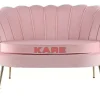 Sofas & Couches-KARE Design Sofa Water Lily 2-Sitzer Rosa
