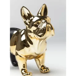 Deko & Geschenkartikel-KARE Design Spardose Bulldog Gold-Schwarz
