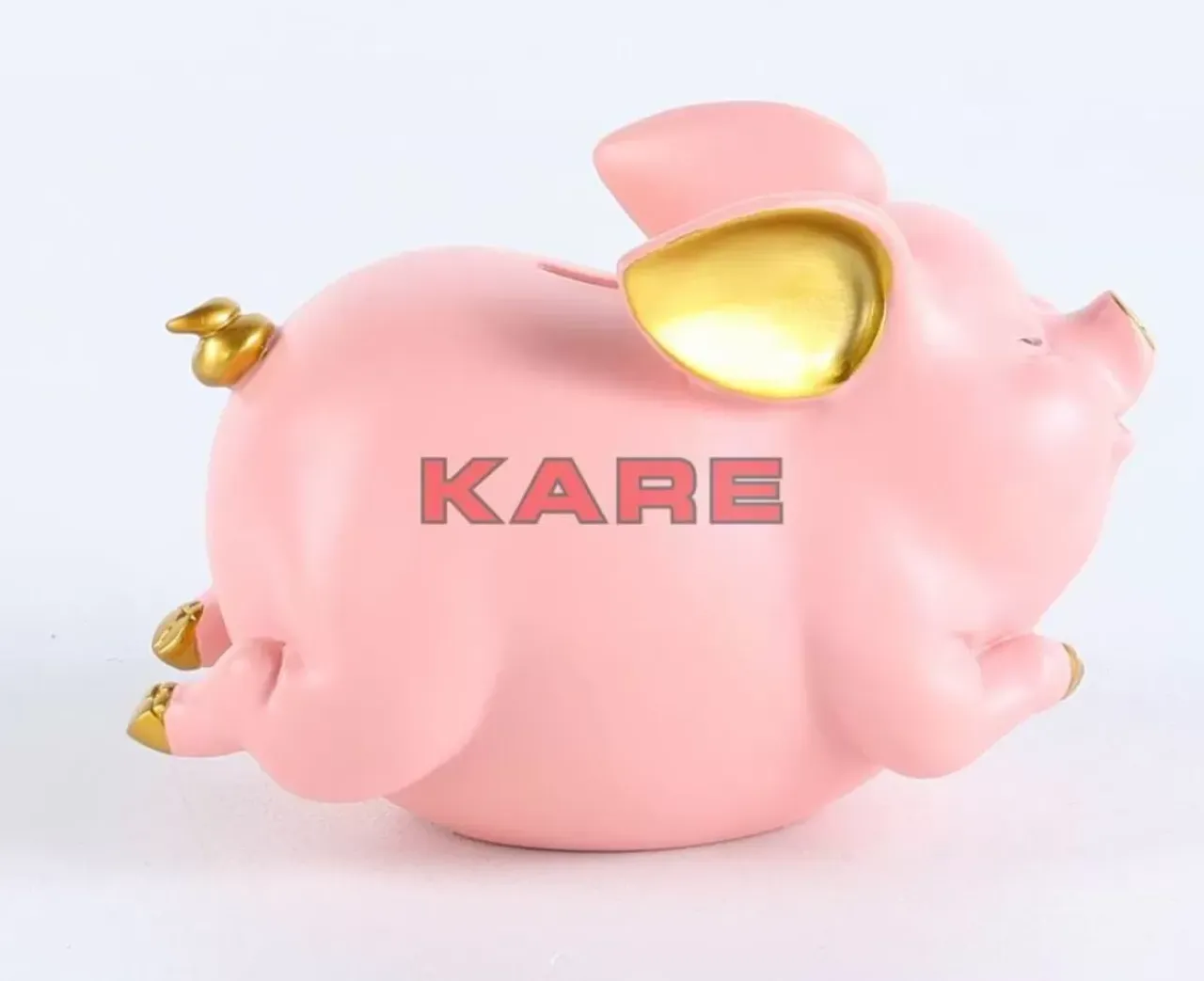 Deko & Geschenkartikel-KARE Design Spardose Happy Pig Rosa