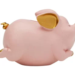 Deko & Geschenkartikel-KARE Design Spardose Happy Pig Rosa