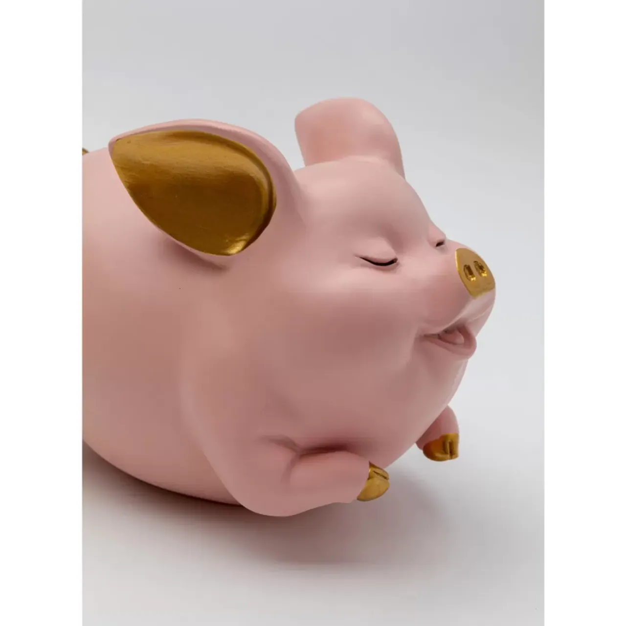 Deko & Geschenkartikel-KARE Design Spardose Happy Pig Rosa