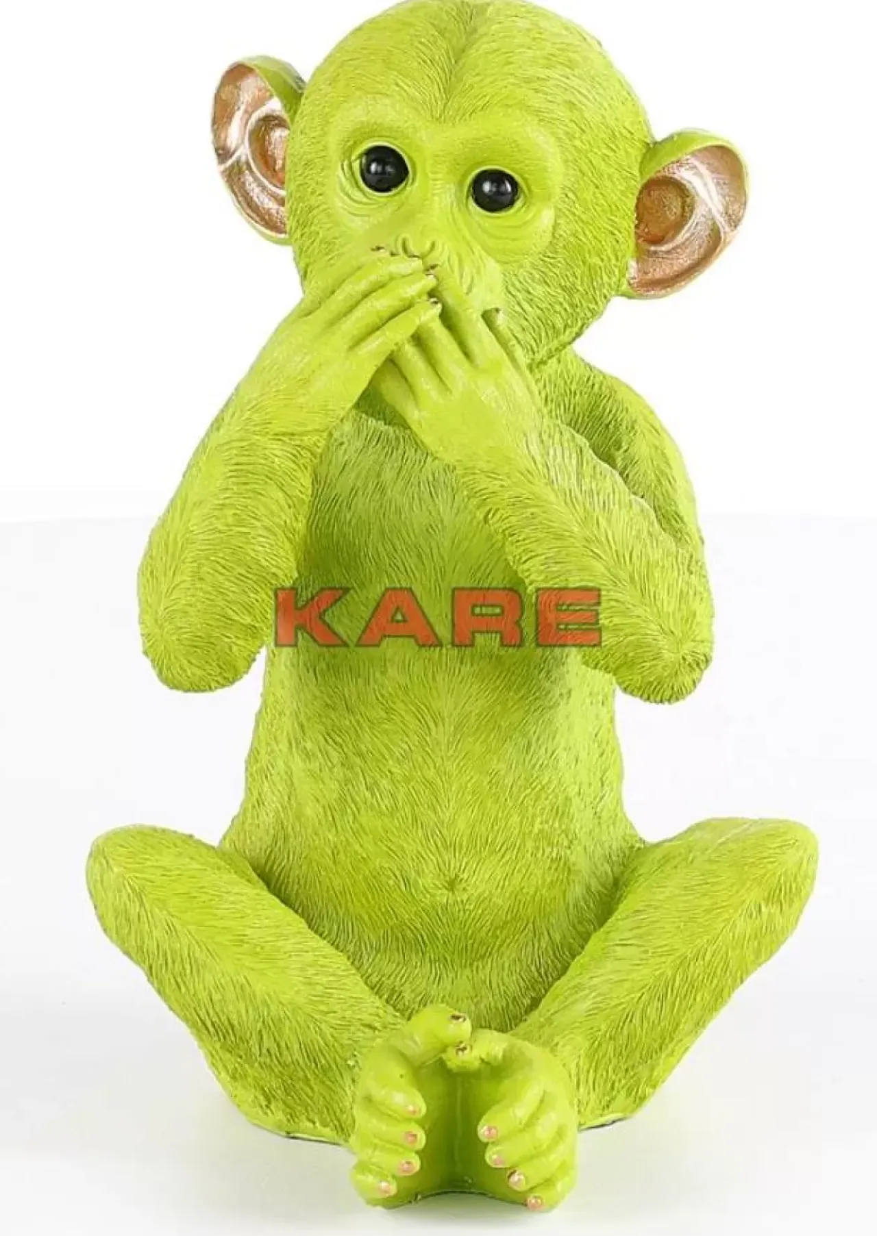 Deko & Geschenkartikel-KARE Design Spardose Monkey Iwazaru Grun