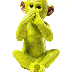 Deko & Geschenkartikel-KARE Design Spardose Monkey Iwazaru Grun