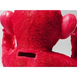 Deko & Geschenkartikel-KARE Design Spardose Monkey Kikazaru Rot