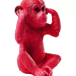 Deko & Geschenkartikel-KARE Design Spardose Monkey Kikazaru Rot