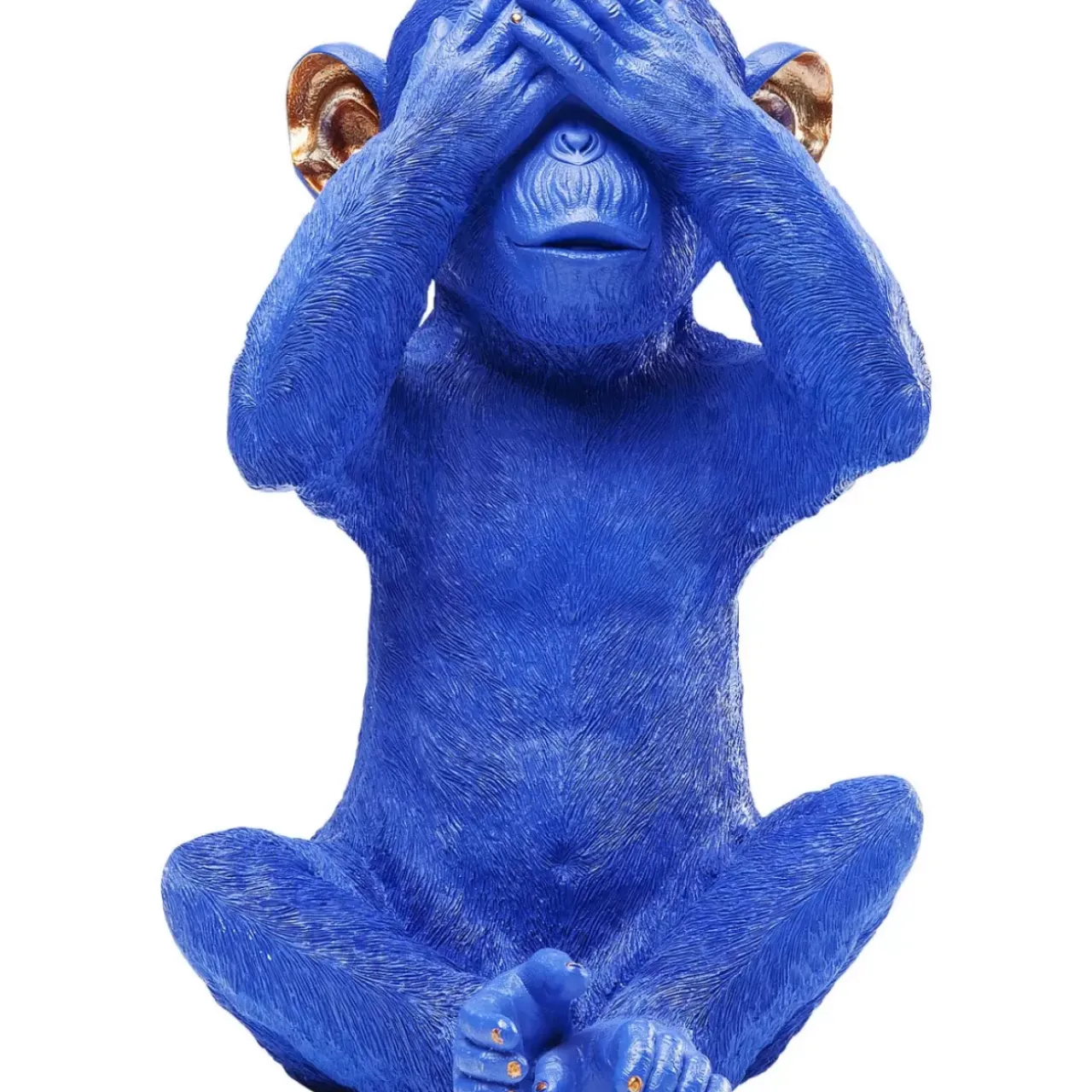 Deko & Geschenkartikel-KARE Design Spardose Monkey Mizaru Blau