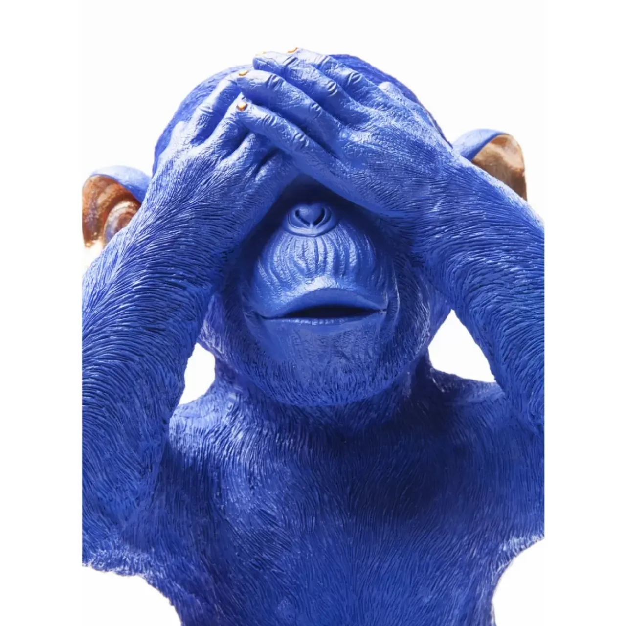Deko & Geschenkartikel-KARE Design Spardose Monkey Mizaru Blau