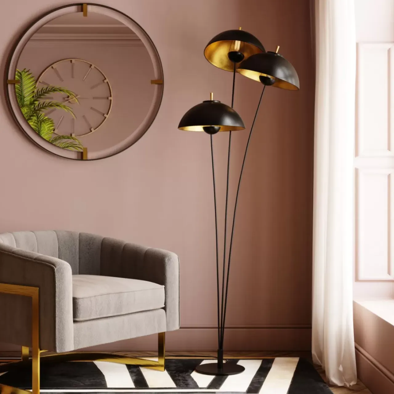 Spiegel-KARE Design Spiegel Betsy Frame Round Metal 90O