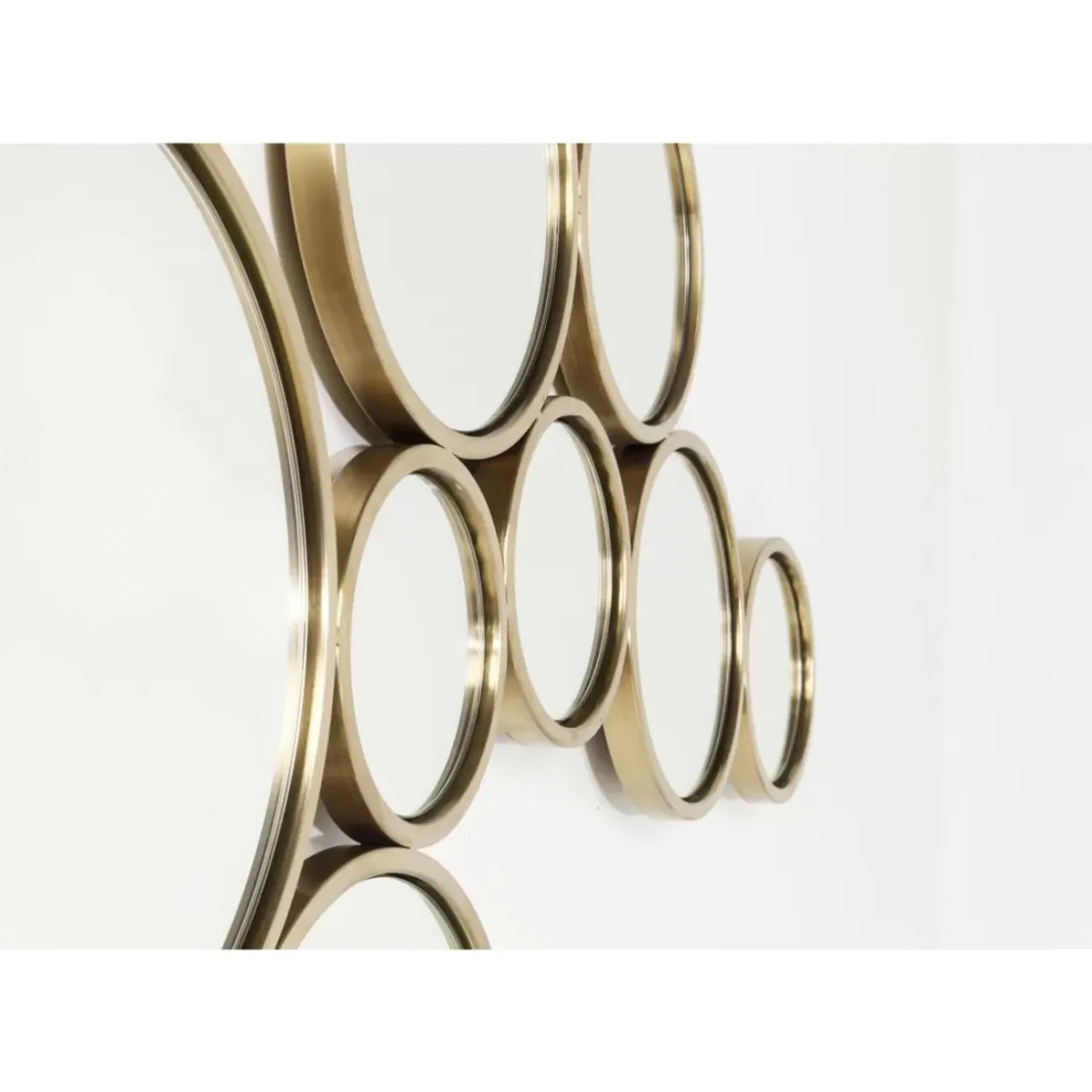 Spiegel-KARE Design Spiegel Bubbles Messing 183X93Cm