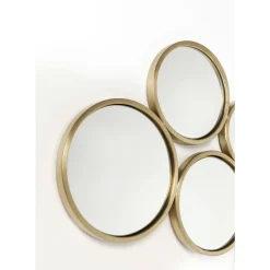 Spiegel-KARE Design Spiegel Bubbles Messing 183X93Cm