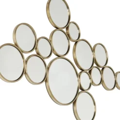 Spiegel-KARE Design Spiegel Bubbles Messing 183X93Cm