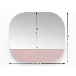 Spiegel-KARE Design Spiegel Cafe Society 50X45Cm