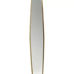 Spiegel-KARE Design Spiegel Clip Brass 32X177Cm