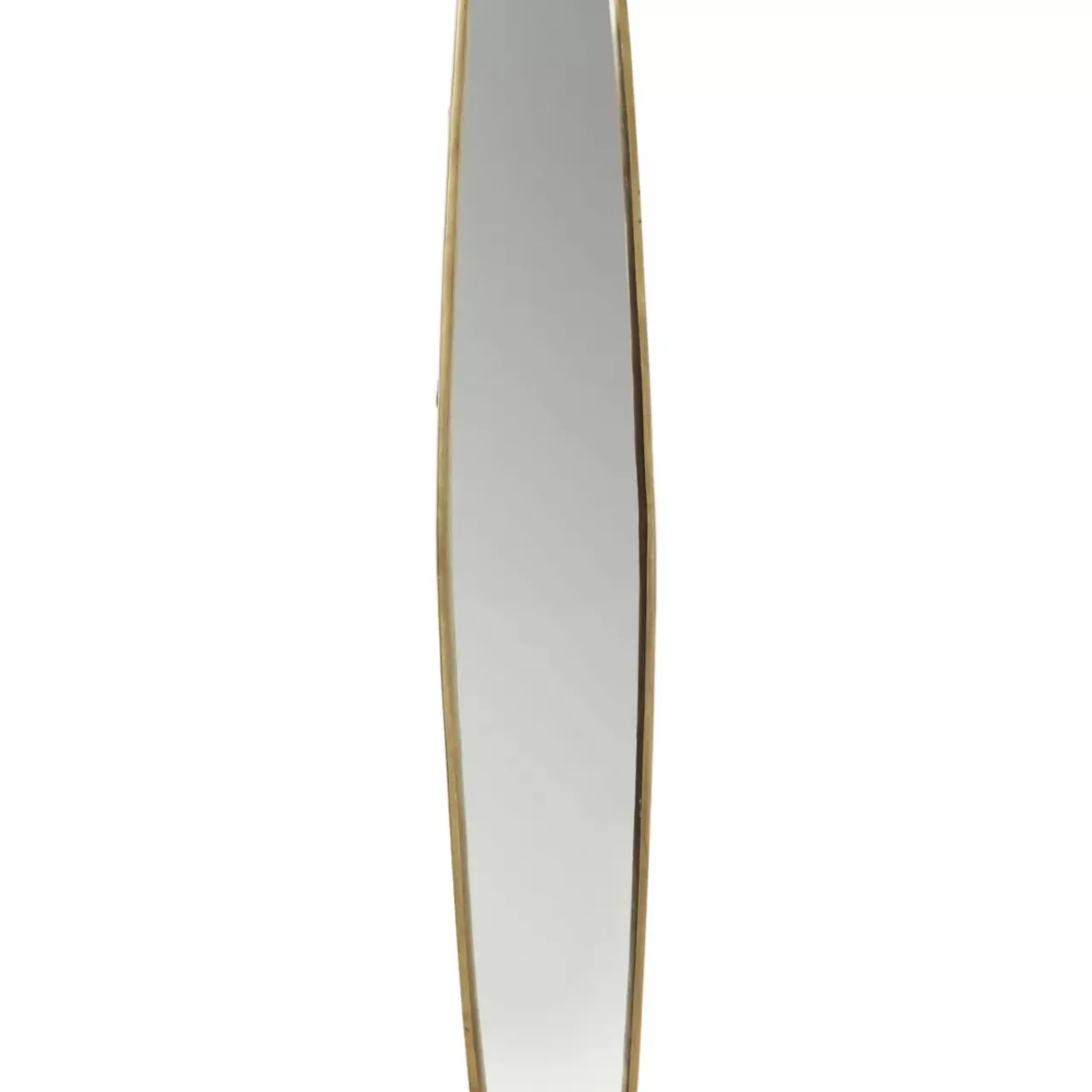 Spiegel-KARE Design Spiegel Clip Brass 32X177Cm