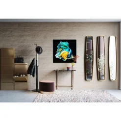 Spiegel-KARE Design Spiegel Clip Brass 32X177Cm