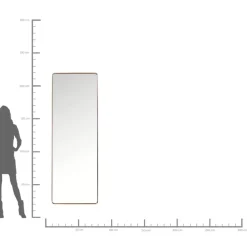 Spiegel-KARE Design Spiegel Curve Cobre 70X200Cm