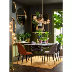 Spiegel-KARE Design Spiegel Curve Mo Brass O100