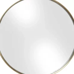 Spiegel-KARE Design Spiegel Curve Mo Brass O60Cm