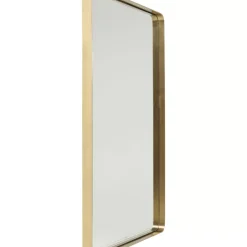 Spiegel-KARE Design Spiegel Curve Mo Brass 80X120Cm