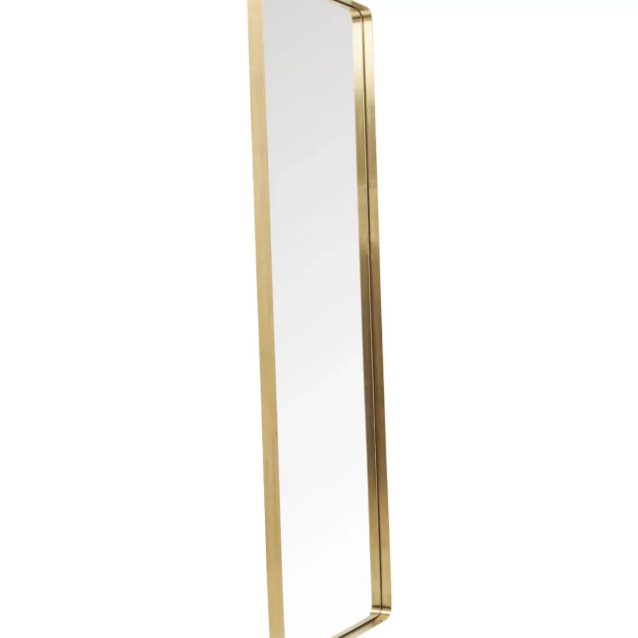 Spiegel-KARE Design Spiegel Curve Mo Brass 70X200Cm