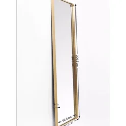 Spiegel-KARE Design Spiegel Curve Mo Brass 70X200Cm