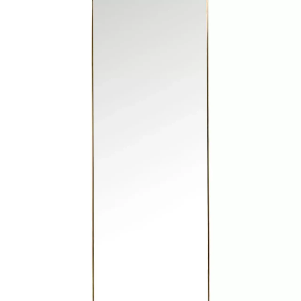 Spiegel-KARE Design Spiegel Curve Rectangular Brass 70X200Cm