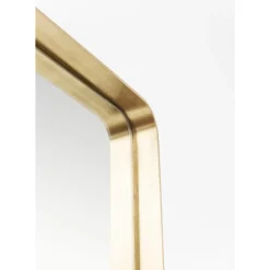 Spiegel-KARE Design Spiegel Curve Rectangular Brass 70X200Cm