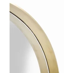 Spiegel-KARE Design Spiegel Curve Round Brass O60Cm