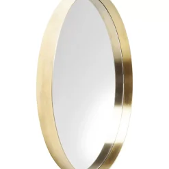 Spiegel-KARE Design Spiegel Curve Round Brass O60Cm