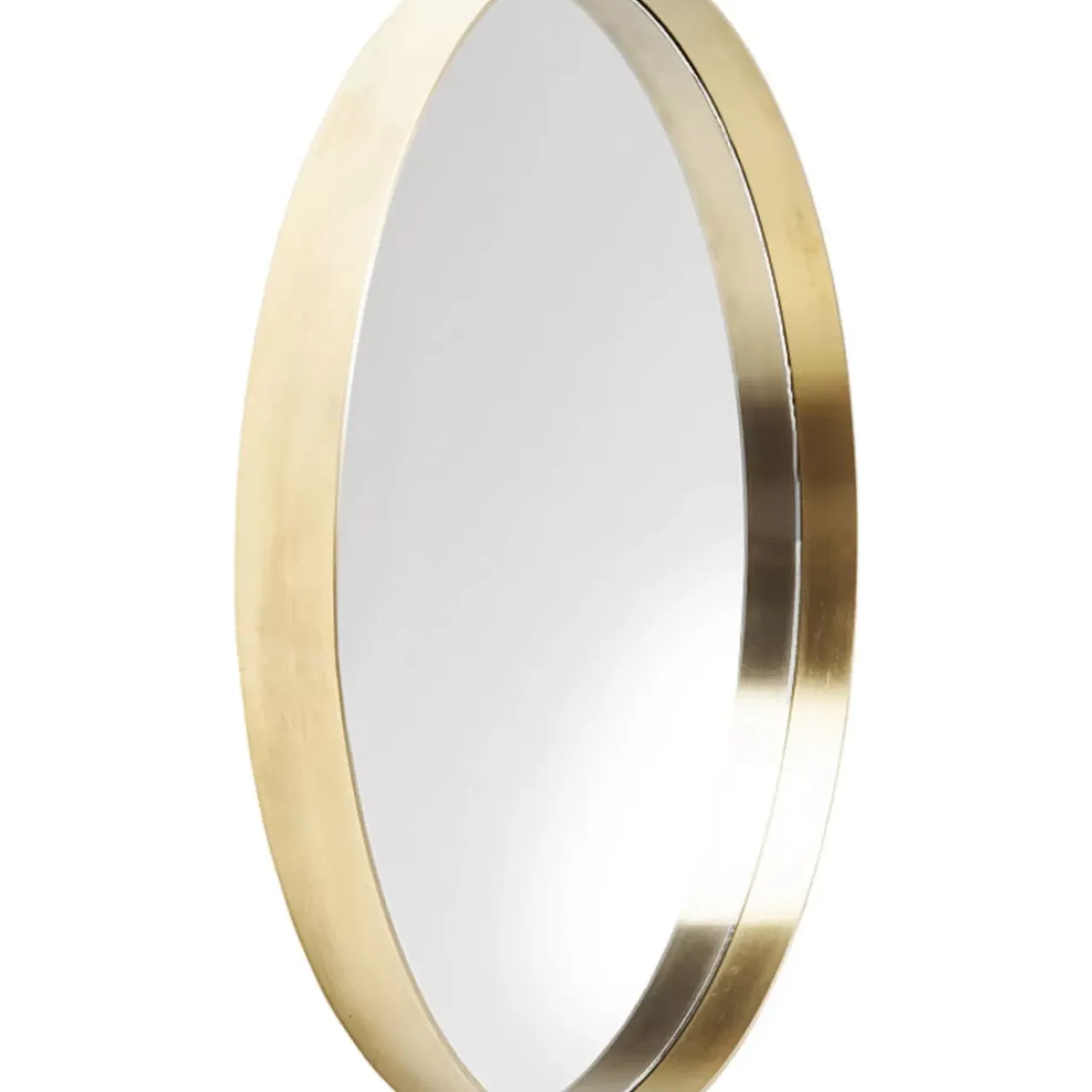 Spiegel-KARE Design Spiegel Curve Round Brass O60Cm