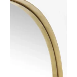Spiegel-KARE Design Spiegel Curve Round Brass O100Cm
