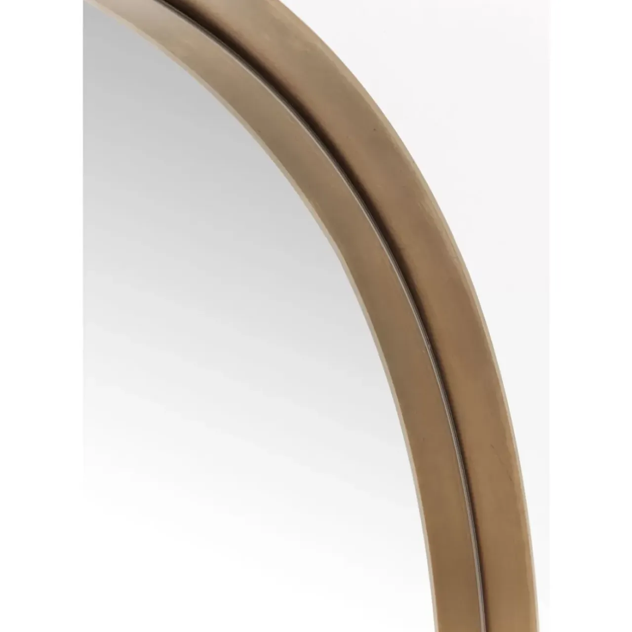 Spiegel-KARE Design Spiegel Curve Round Copper O100Cm