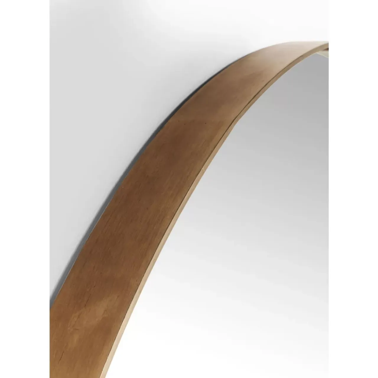 Spiegel-KARE Design Spiegel Curve Round Copper O100Cm