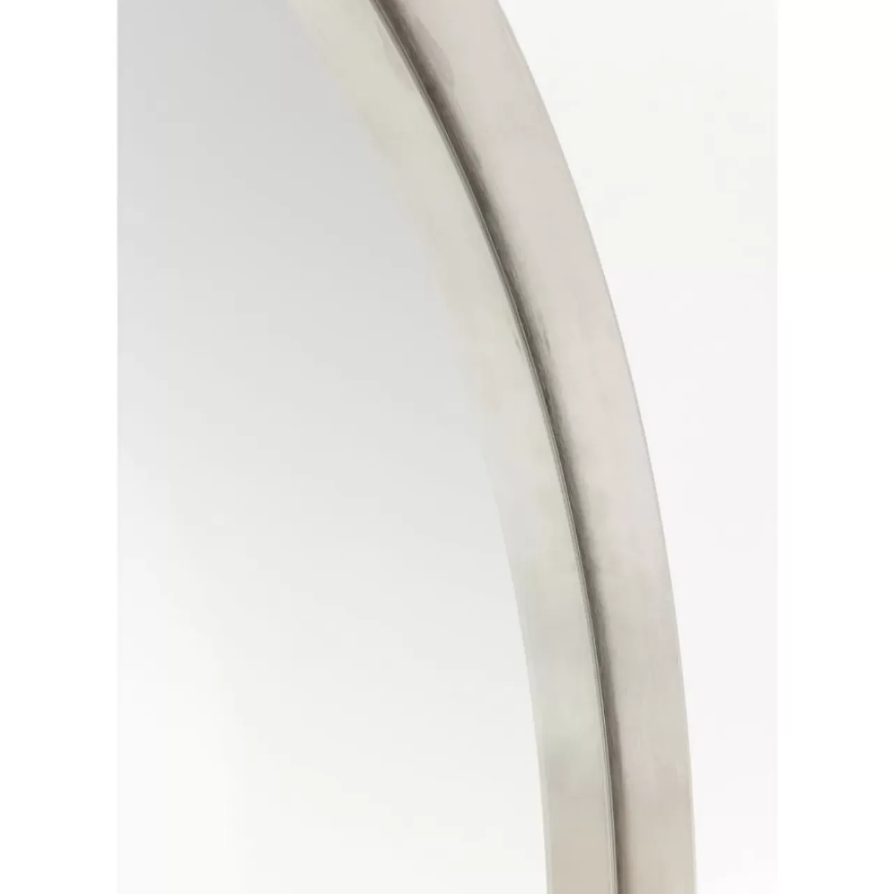 Spiegel-KARE Design Spiegel Curve Round Stainless Steel O100Cm