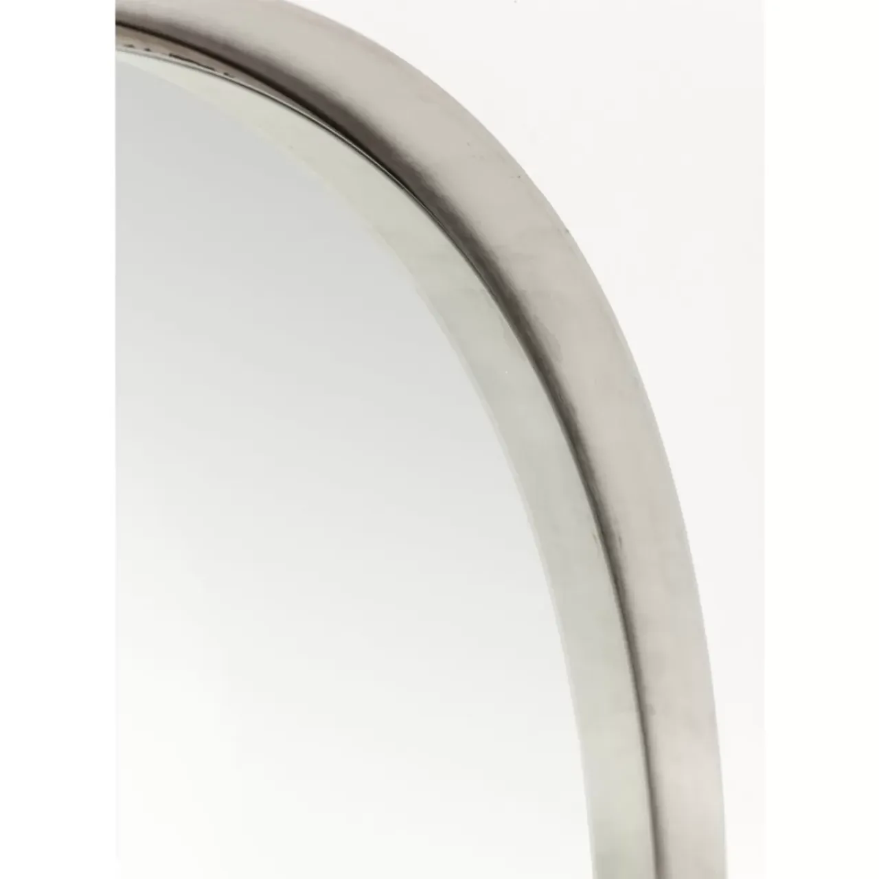 Spiegel-KARE Design Spiegel Curve Round Stainless Steel O100Cm